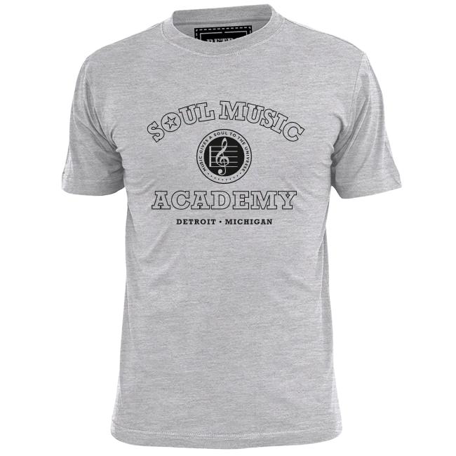 Mens Soul Academy Soul T shirt James Brown Marvin Gaye Motown L