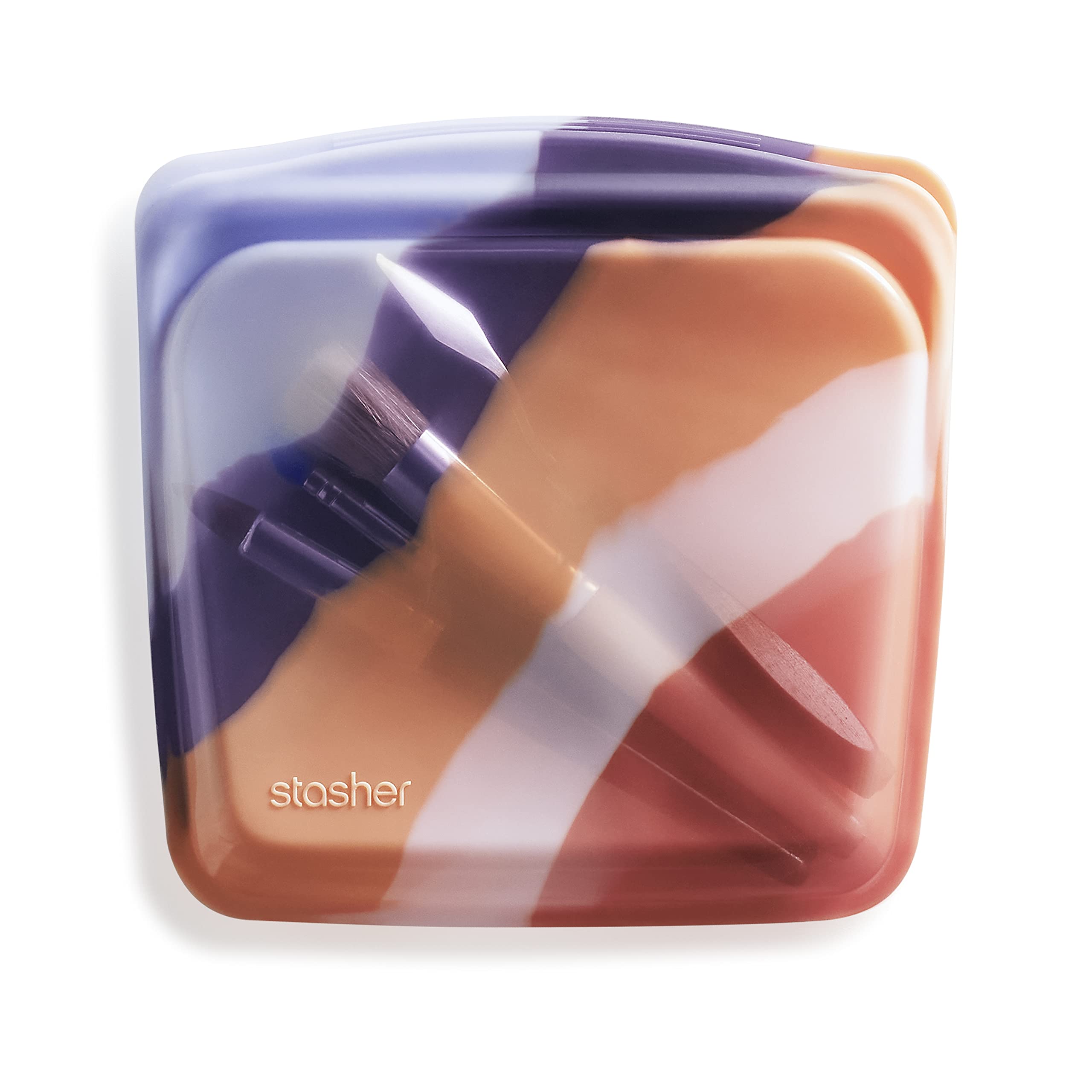 

Японский силиконовый пакет Stasher EZ для сэндвичей [Официальный продукт] (Фиолетовая волна)