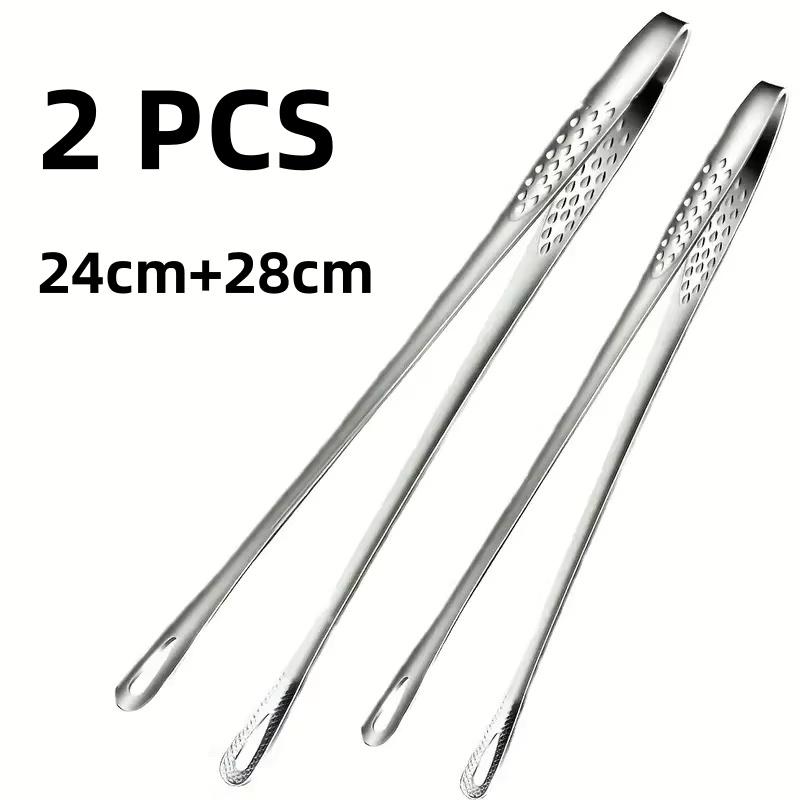 Edelstahl Küchenzange Rutschfest Hitzebeständig BBQ Grillwerkzeug Steak Meeresfrüchte Buffet Salat Servierwerkzeug Kochutensilien