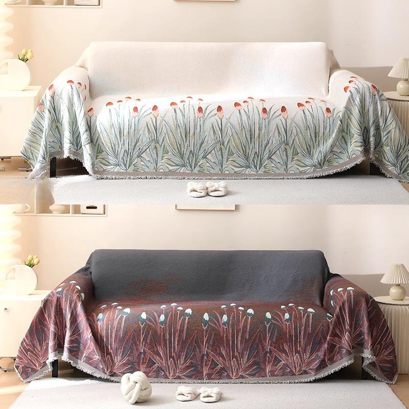 Four Seasons Universal Chenille Sofa Towel Full Cover Cloth Non-Slip Anti-Scratching Sofa Cover All-Inclusive Sofa Cushion