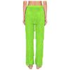 Womens Latin Dance Fringe Pants Elastic Waistband Contrast Color Tassel Trousers Cha Cha Tango Rumba