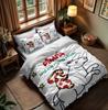 Pimpa Spotted Dog Print Duvet Cover Set Without Sheet King Queen Double Full Twin Single Size Bed Linen Set