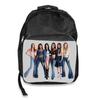 Katseye Black Backpack 3 Compartments 30x45x17cm Large Capacity Student School Bag Travel Daypack