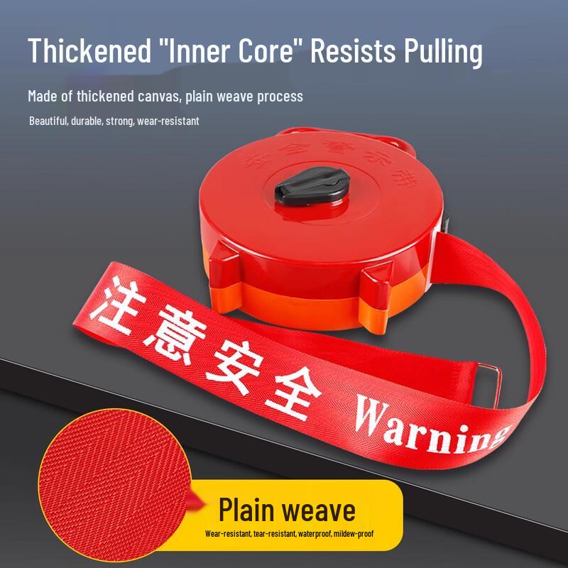 Portable 50m Retractable Caution Tape