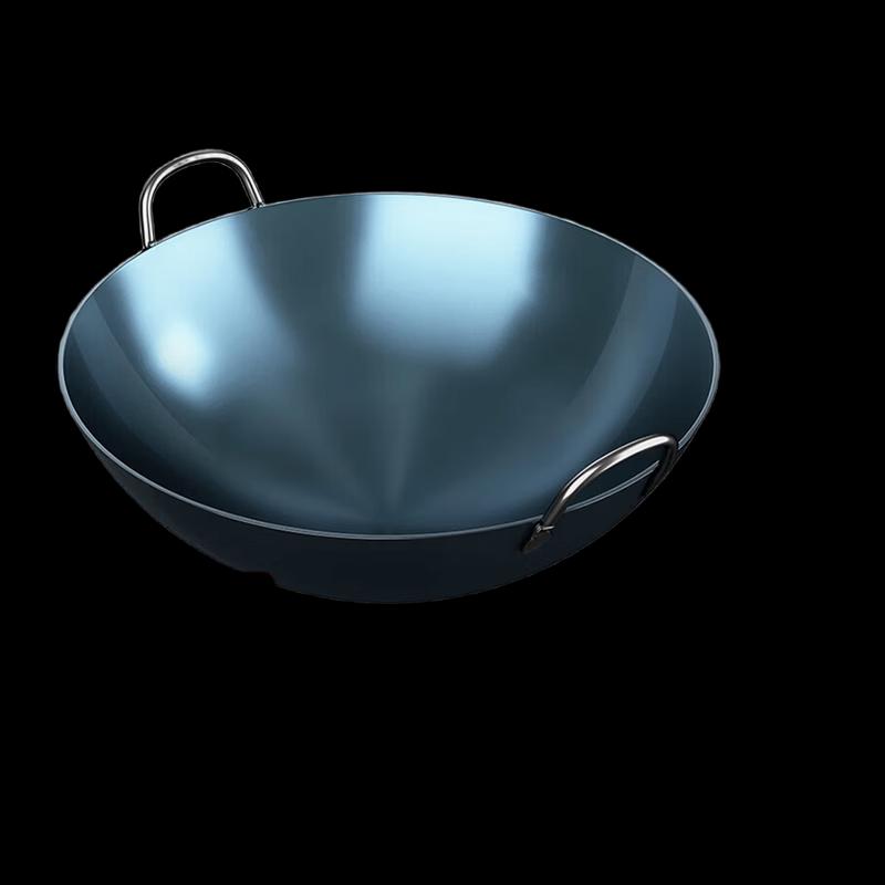 NHZHIW Commercial Hand-Forged Iron Wok
