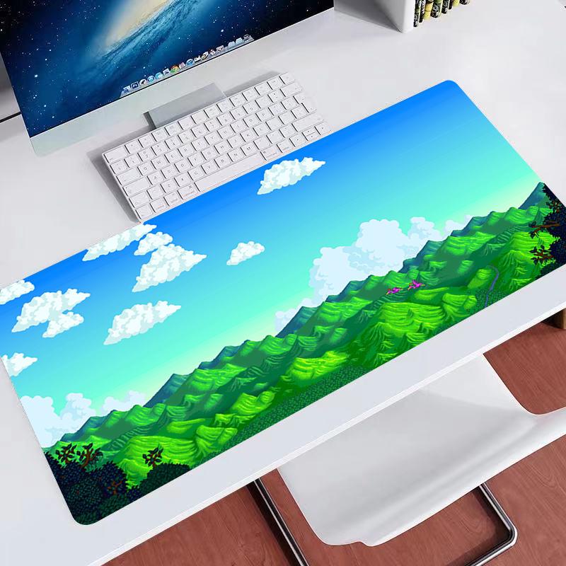 Schreibtischunterlage Gamer Mauspads Stardew Valley PC Mauspads Büro Schreibtischunterlagen Großes Mauspads Rutschfeste Mauspads Für Computer Geschenk XXL