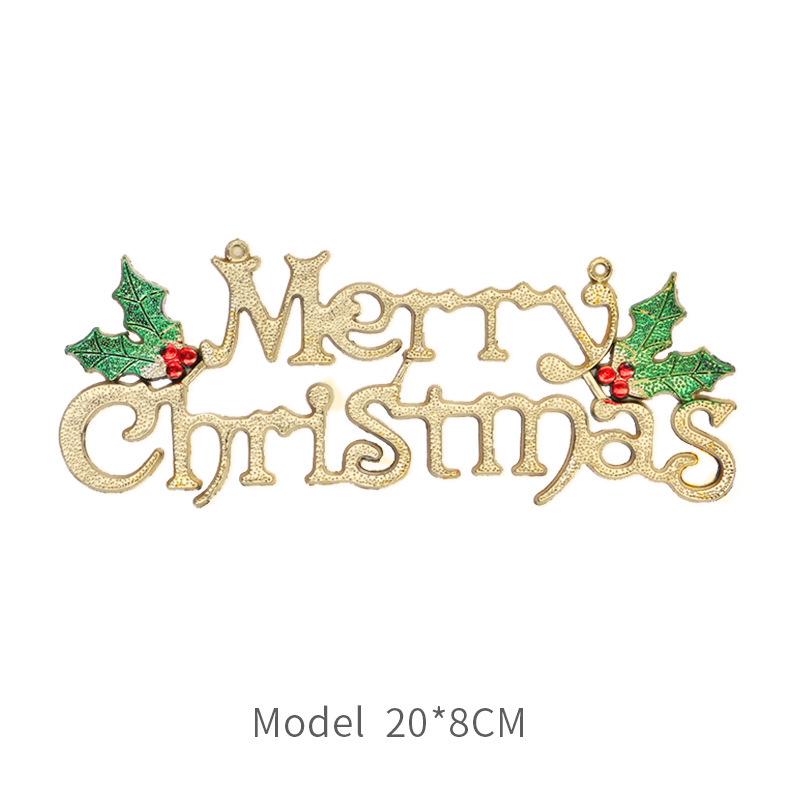 Temu Merry Christmas Tree Hanging Decoration Sign Pendant