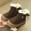 Kids Snow Boots  Winter Toddler Woman Warm Fur Chelsea Ankle Boots Baby Children Girls  Winter Shoes Soft Sole