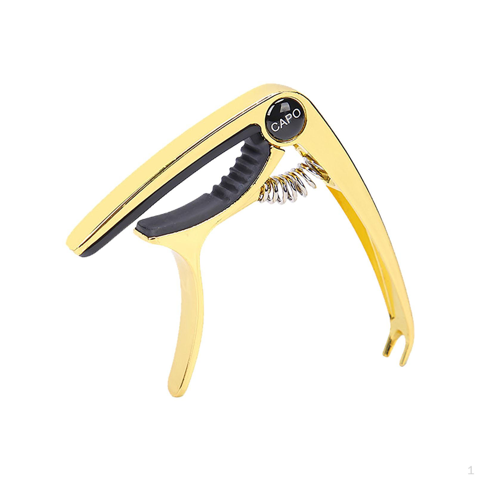 

Acoustic Guitar Capo Electric Musical Instruments Supplies Zinc Alloy Professional Spare Bronze