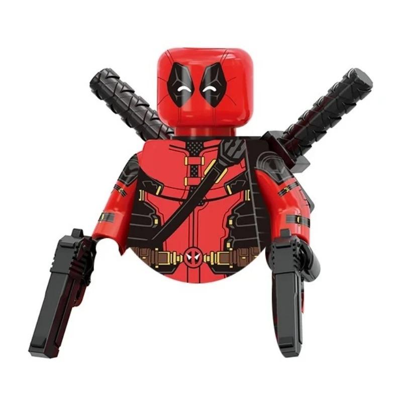 Ślepa Paczka Mini Klocki TV6205 Figurki Duży Goblin Spiderman Iron Man Venom Kapitan Hawk Deadpool Pancerz Boże Narodzenie Prezent Zabawka