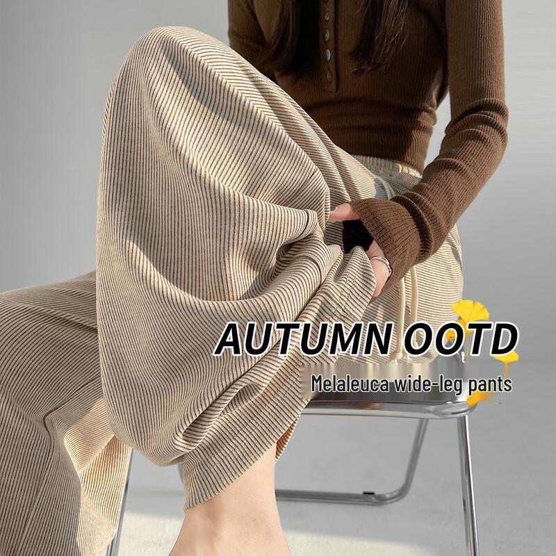 HSTYLE Women's High-Waist Wide-Leg Casual Pants