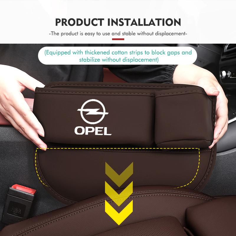 Car Seat Gap Storage Box Drink Bottle Organizer Holder Auto Interior Accessories For Opel Astra G J H Insignia Zafira Corsa D C