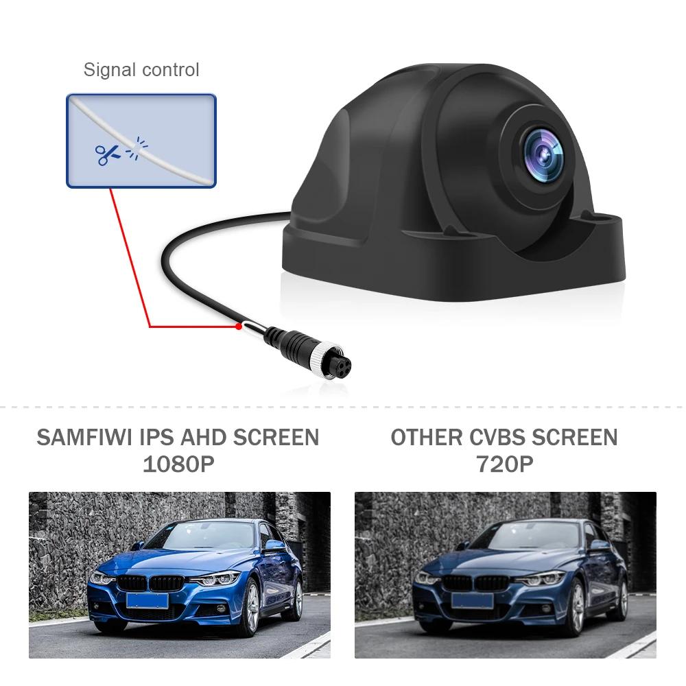 Wide Angle Backup Camera 1080P/720P AHD Side View Camera Starlight Night Vision Vehicle Waterproof Camera For Truck Bus Car RV