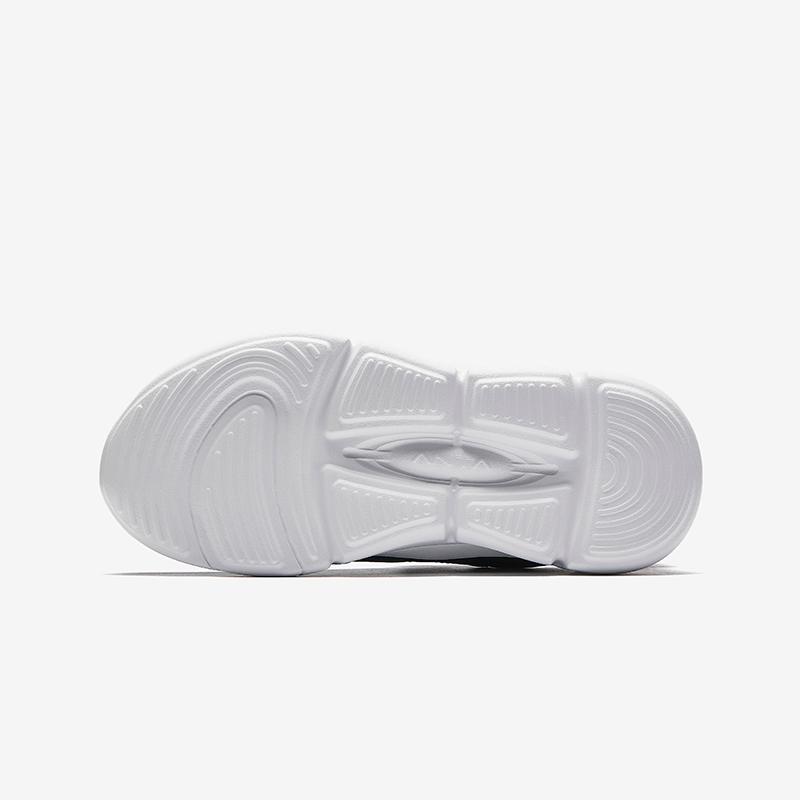 Anta Kids Synthetic Leather Comfortable Versatile Lightweight Shock Absorbing Low Top Running Shoes Kids Sneakers Blue White A312345567H-7