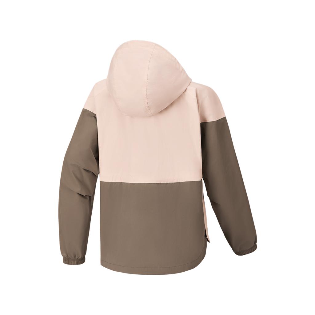 Skechers Simple Comfortable Windproof Loose Zipper Hooded Jacket Women Jackets P226W129-028B