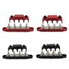 4 Terminal Power Distribution Block Bus Bar with Covers 250 Amps Rating Marine Bus Bar Battery Terminal Distribution