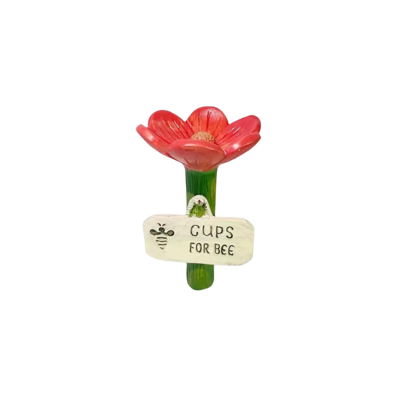 

Автоматическая поилка для диких насекомых в форме цветка One Size красный