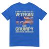 I Have Two Titles Veteran And Grumpy Funny Dad Papa Grandpa Tshirt