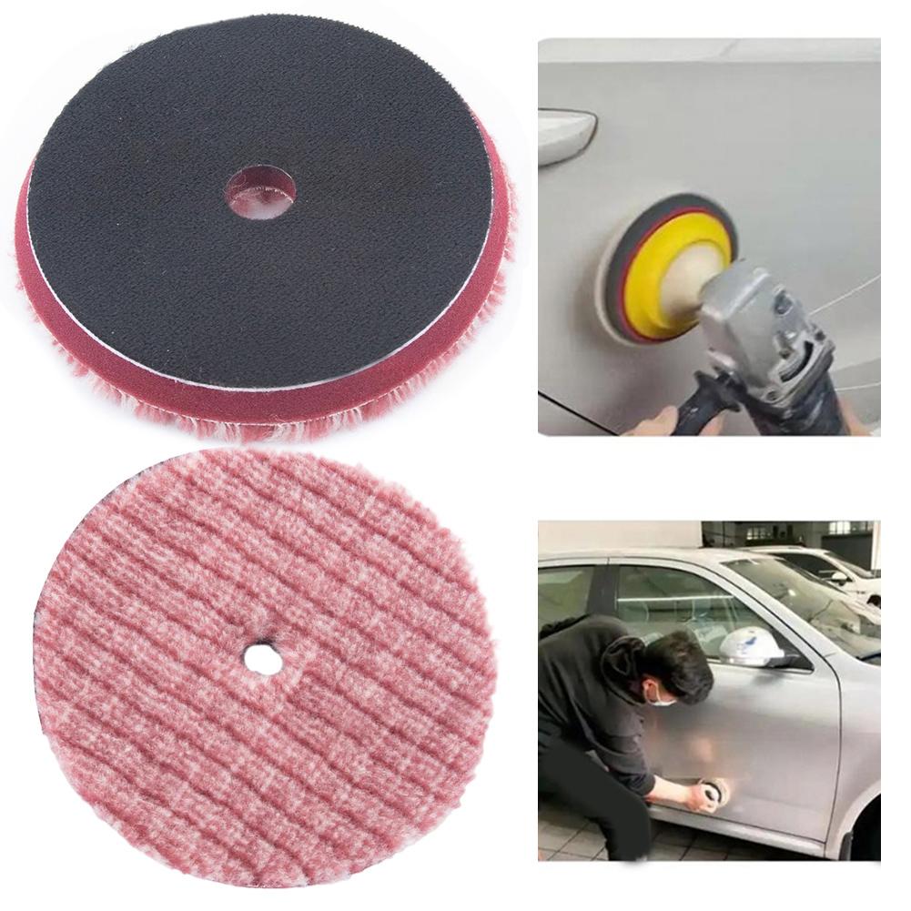 5/6inch Wool Polishing Wheel Grinding Sanding Disc For Car Polishing Cleaning Power Tool Accessories