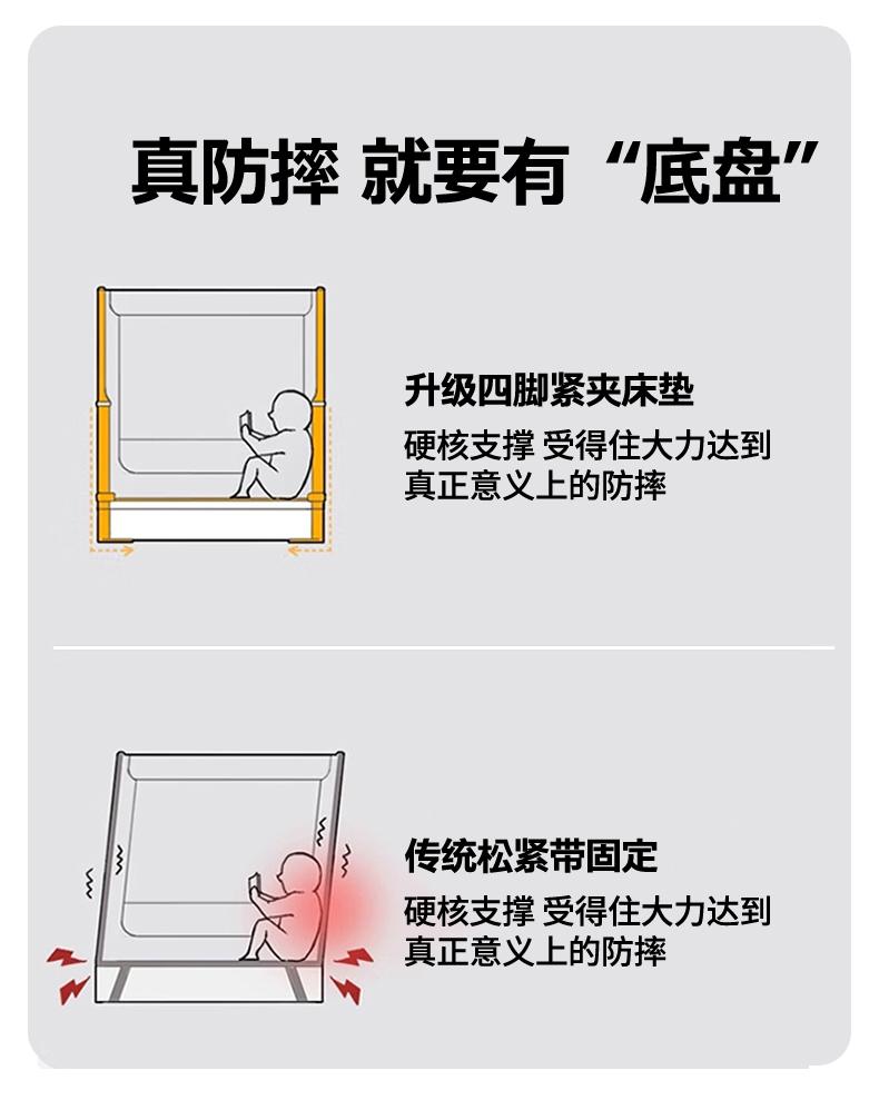 Mei Yun Ge Fence Level Anti Fall Digital Printed Bed Mosquito Net