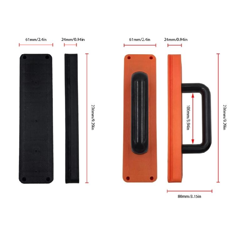 Lightweight 9.5inch Tapping Block Tool for Engineered Laminate Wood Flooring Nylon Construction Ergonomic Handle