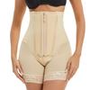 European & American High-Waist Zipper Button Tummy Tuck Slimming Pants