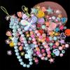Acrylic Beads: Inner Color & Transparent Beads for DIY Hair Ties and Bracelets