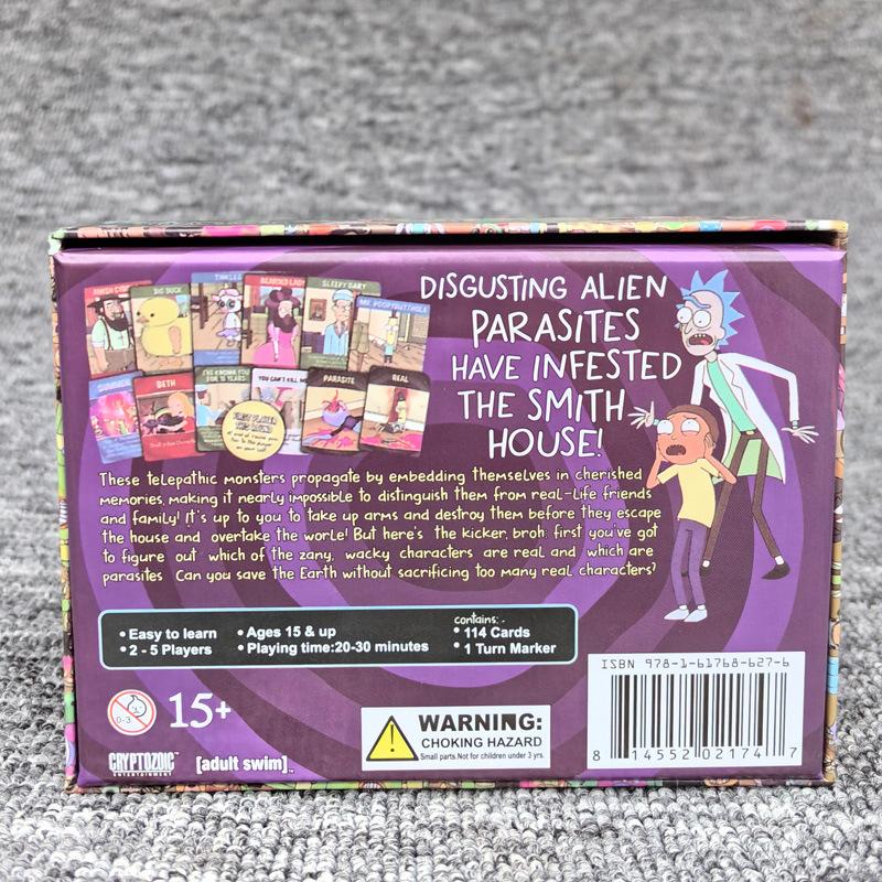 Rick Rickshank Rickdemption Card Party Entertainment Board Game