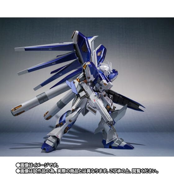 METAL ROBOT SPIRITS Hi-v Nu Gundam AMURO's SPECIAL Color Counterattack Approximately 140mm ABS PVC Painted Movable Action Figure