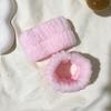 Plush Flannel Absorbent Wristbands & Splash-Proof Headband Set