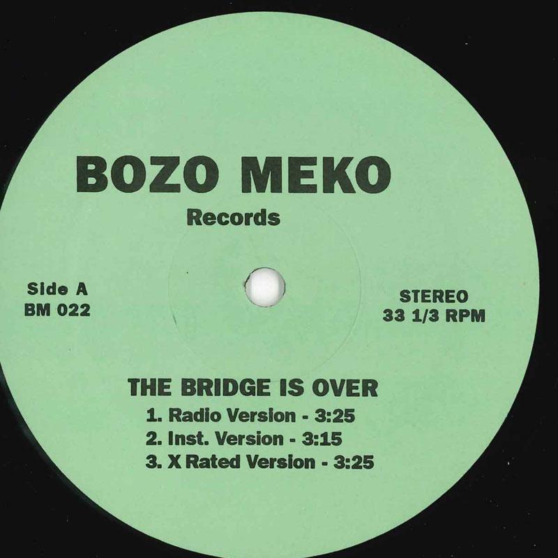 

12inch Record VARIOUS - The Bridge Is Over BM022 BOZO MEKO 2004 US Dance Electronica Used