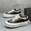 Fashion Fashion Designer New Arrival Men's Mixed Patchwork Lace Up Platform Causal Shoes Flats Moccasins Sports Walking Sneakers