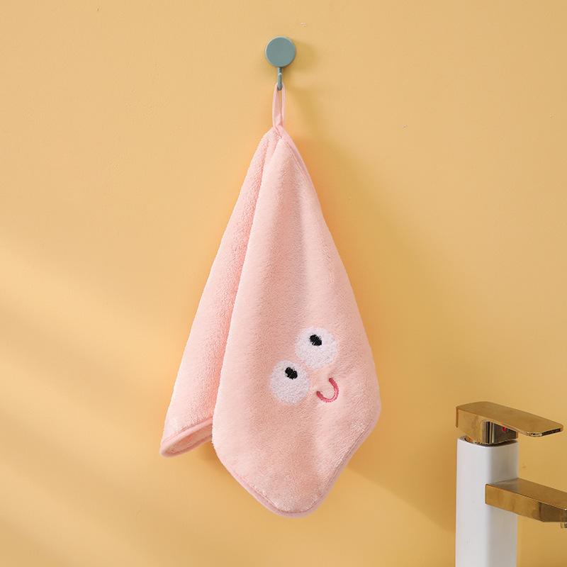 Children's Embroidery Thick Absorbent Towel