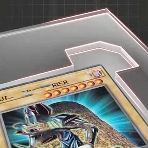 TXCAOT Magnetic Loader, Black Edge Transparent Card Loader, Trading Card Protective Case, 35pt, UV Protection, Magnetic, with Protective Clear Bag, Fo