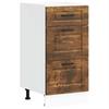 Porto Kitchen Base Cabinet Smoked Oak Particleboard