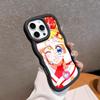 Sakura Uta Cure Idol Wavy Edge TPU Mobile Phone Case for iPhone 17 16 15 14 13 12 11 Air Pro Max Plus Colorful Cover