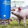 10 Stück Langlebige Korrosionsbeständige Metall-Tier-Trinkzubehör Variable Durchflussrate Für Schweine Rinder Schafe Und Geflügel