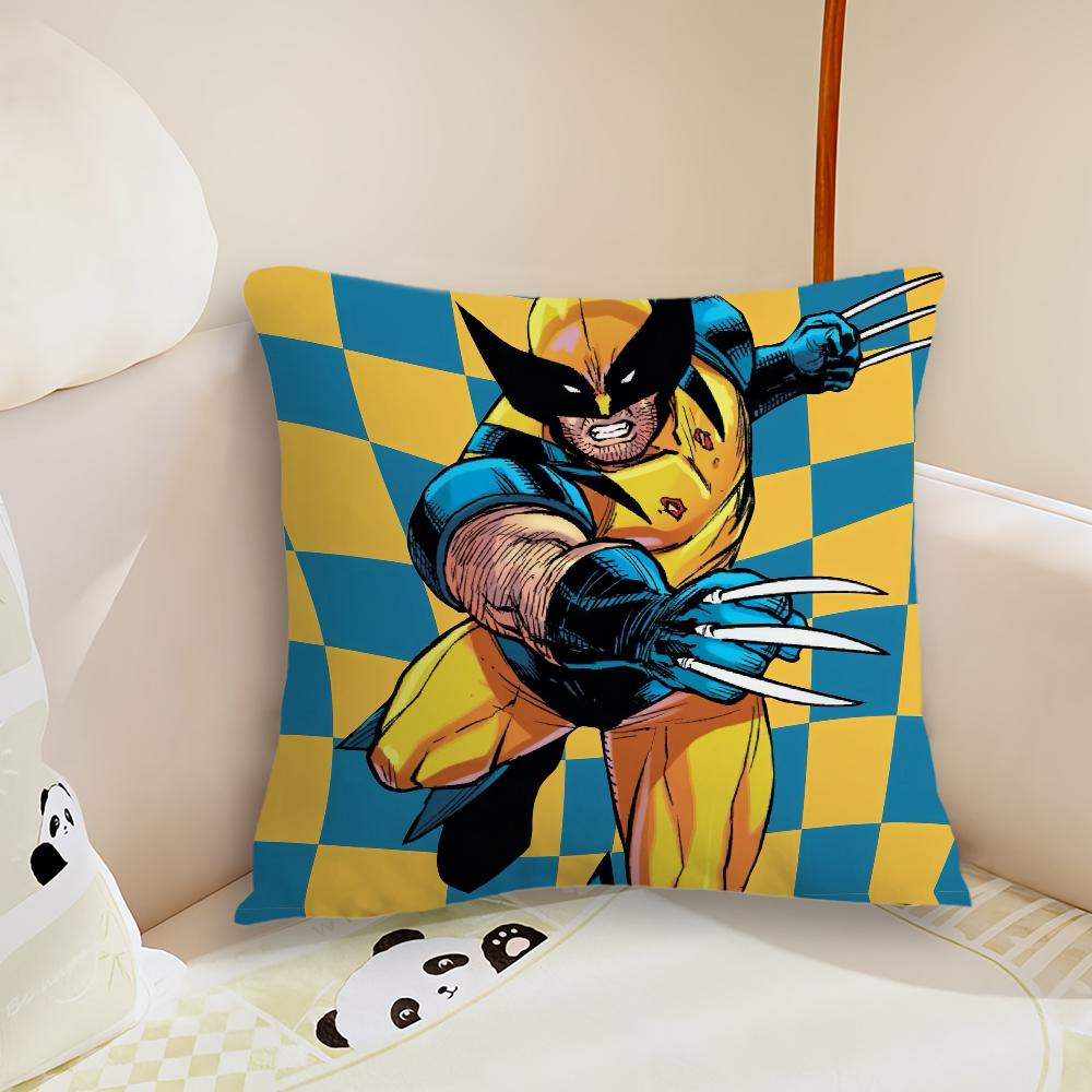 Movie Wolverine X-Men Cool Cushion Cover Living Room Headboard Bedroom Office Cushion Cushion Sofa Nap Time Pillow Case