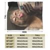 Funny Monkey Cartoon Accessories Fashion Blanket Warm Cozy Fluffy  Throw Fashion Blankets for Bed es Multi-size Throws And Fashion Blankets