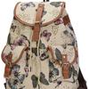 Schoolbag Backpack Linen J Butterfly Canvas Outdoor Casual Backpack Vintage