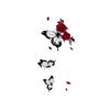 Red Rose Black Butterfly Tattoo Sticker Sweet Cool Waterproof Long-Lasting Shoulder Neck Clavicle Delicate Pattern Sticker