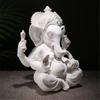 Handmade Sandstone Ganeshas Buddhas Elephant Statue Figurine for Home and Office Decoration