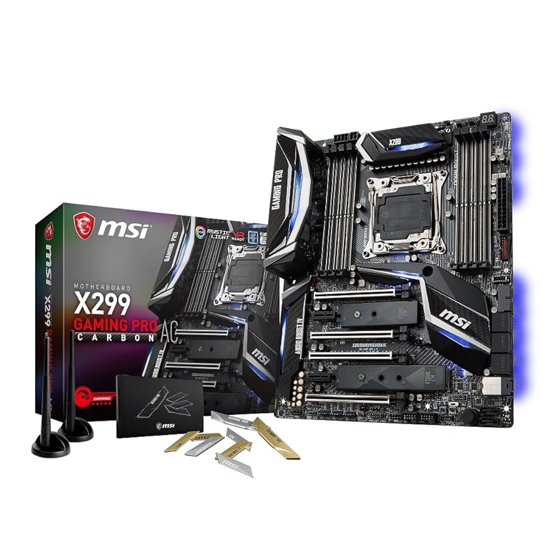 

MSI X299 GAMING PRO CARBON AC motherboard [Intel Equipped with chipset LGA 2066 socket] MB3933
