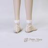 [Petite Marie] 13 DD Compatible Sheer and Soft Touch Glitter Socks, White, 60cm Doll, BJD, Doll Clothes [Petite Marie] [No.0209]