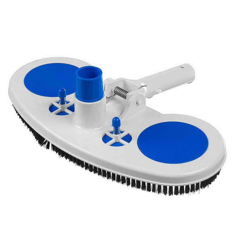13 inch Wide Swimming Pool Accessories Vacuum Cleaner Cleaning Tool Suction Head Fountain Vacuum Cleaner Brush белый