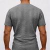Men's Sweatshirt - Turned Collar - Half-zip Pullover Short-sleeved Shirt