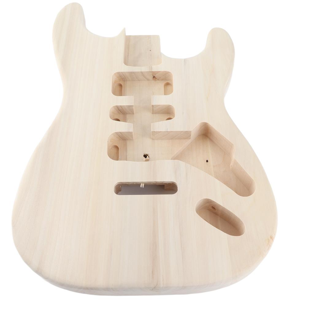 Unfinished Handcrafted Guitar Body Wood Electric Guitar Body Guitar Barrel Replacement Parts