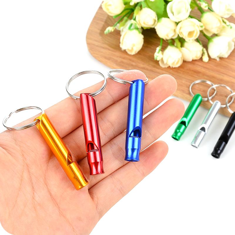5/10/20Pcsoutdoor Emergency Whistle Multifunction Survival Training Whistle Camping Hiking Survival Sports Anti Lose Whistle Key
