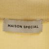 MAISON SPECIAL Short length Knit jacket FREE beige Women Used
