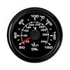 ELING Waterproof 52mm 2 Inch Oil Temperature Gauge 50-150℃ with 8 Colors Backlight 9-32V for Marine Car Boat Yacht